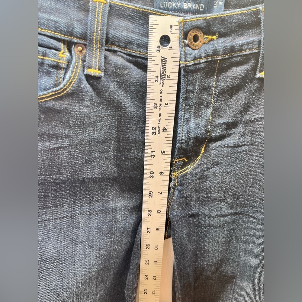 Lucky Brand Brooke BootCut Jeans Womens 4/27 Stretch Blue Denim Pants Cute 2135 - Picture 6 of 11